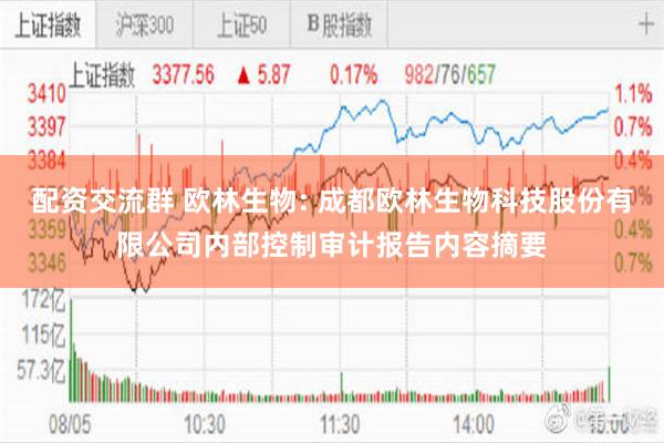 配资交流群 欧林生物: 成都欧林生物科技股份有限公司内部控制审计报告内容摘要